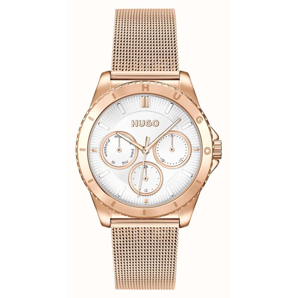 Gold Stainless Steel Watch-Hugo Boss-LabelTerrace.com