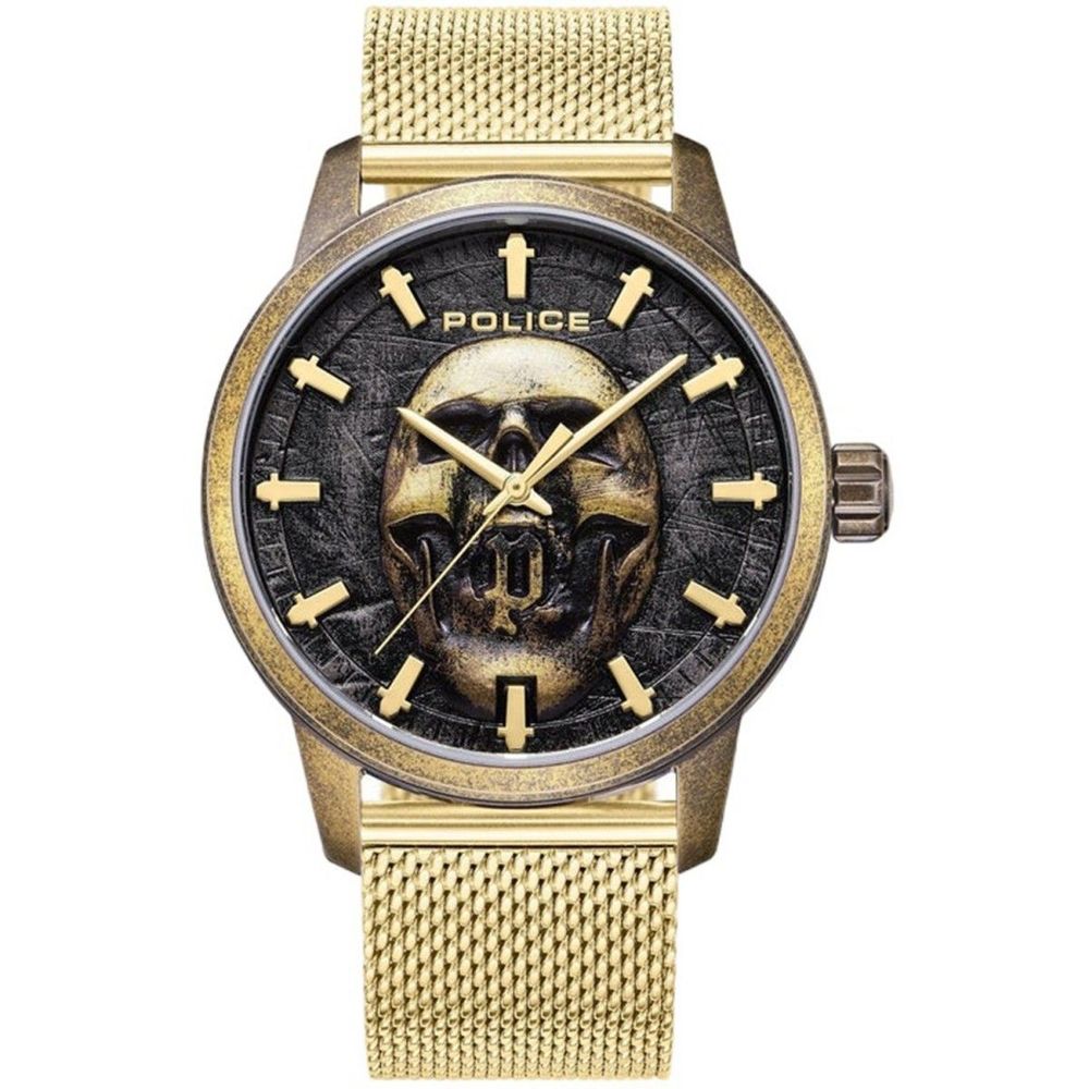 Gold Stainless Steel Watch-Police-LabelTerrace.com