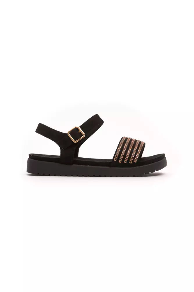 Gold Textile Women Sandal-Péché Originel-LabelTerrace.com