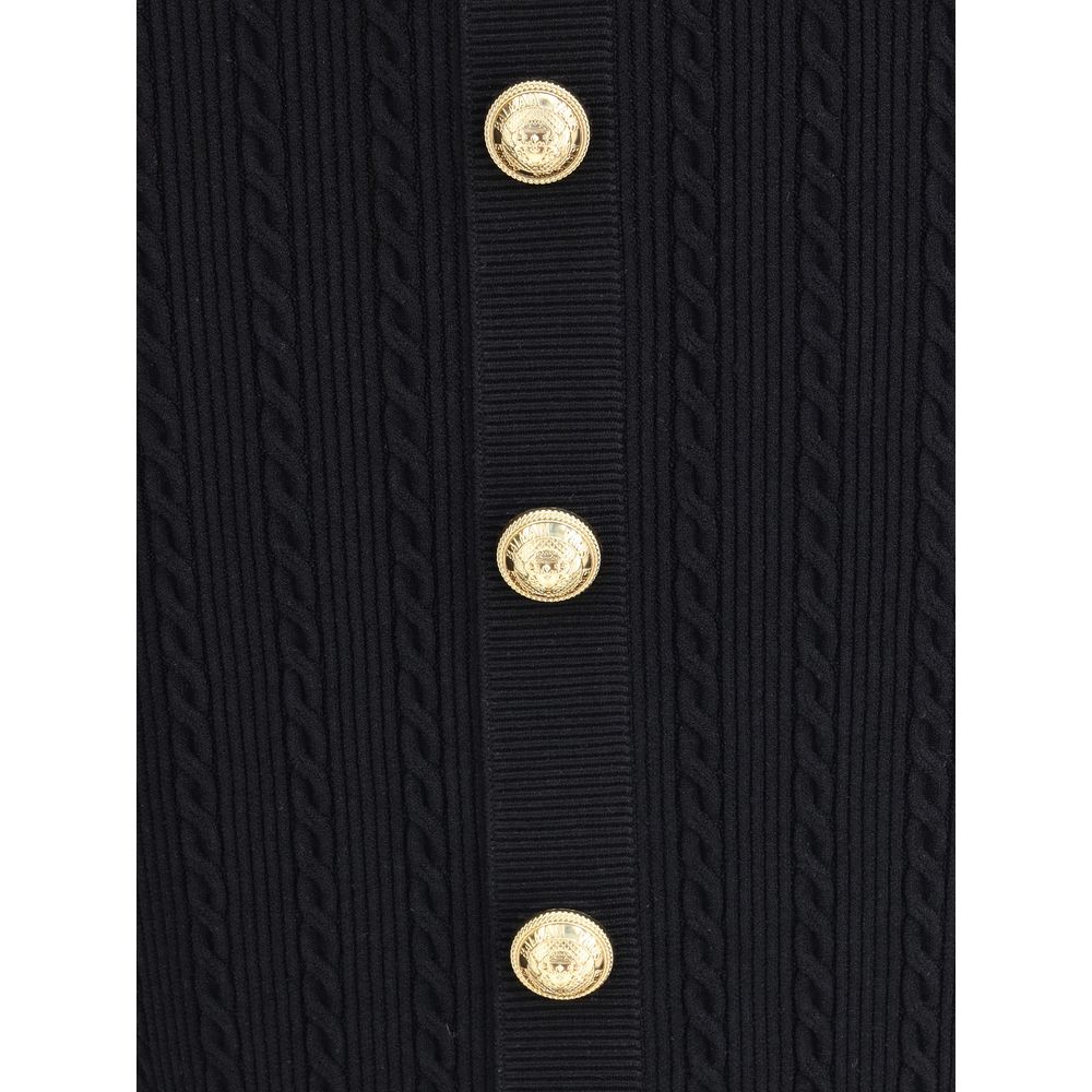 Gold Viscose Midi Skirt