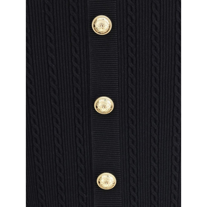 Gold Viscose Midi Skirt