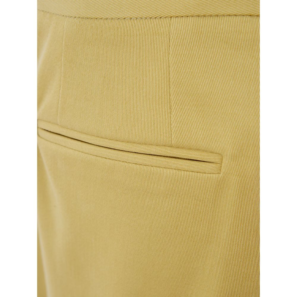 Golden Elegance Cotton Pants-Lardini-LabelTerrace.com