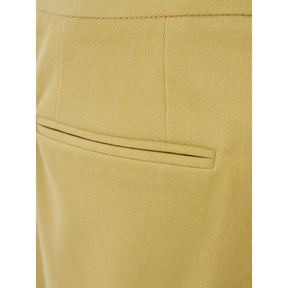 Golden Elegance Cotton Pants-Lardini-LabelTerrace.com