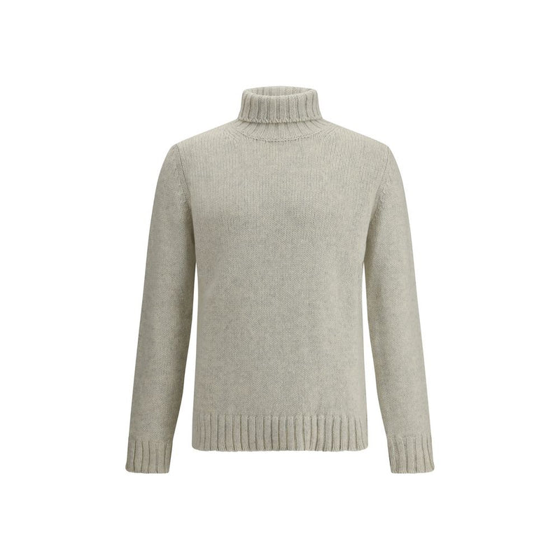 Gray Alpaca Vicugna Pacos Turtleneck