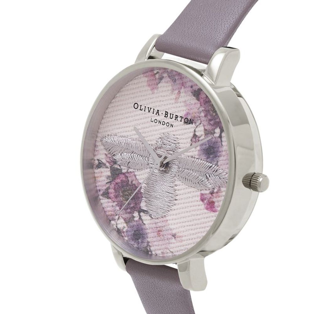 Gray Artificial Leather Watch-Olivia Burton-LabelTerrace.com