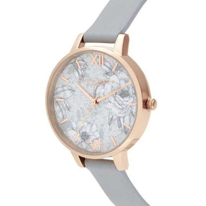 Gray Artificial Leather Watch-Olivia Burton-LabelTerrace.com