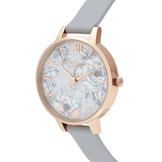 Gray Artificial Leather Watch-Olivia Burton-LabelTerrace.com