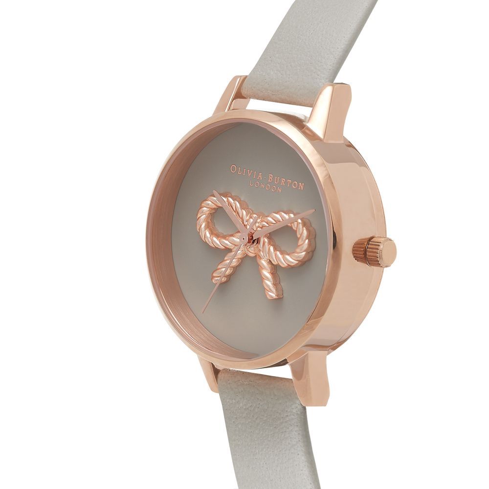 Gray Artificial Leather Watch-Olivia Burton-LabelTerrace.com