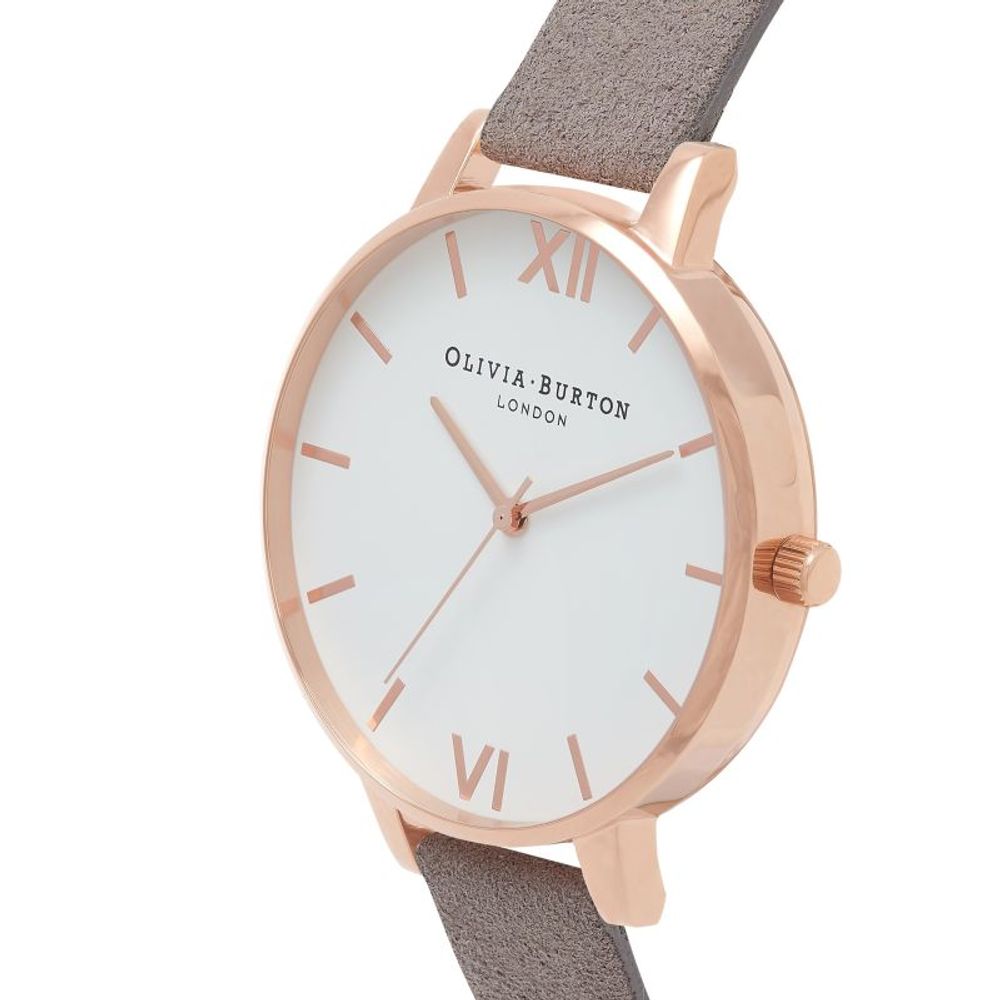 Gray Artificial Leather Watch-Olivia Burton-LabelTerrace.com