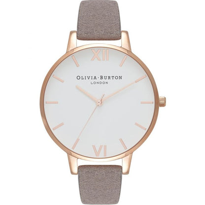 Gray Artificial Leather Watch-Olivia Burton-LabelTerrace.com