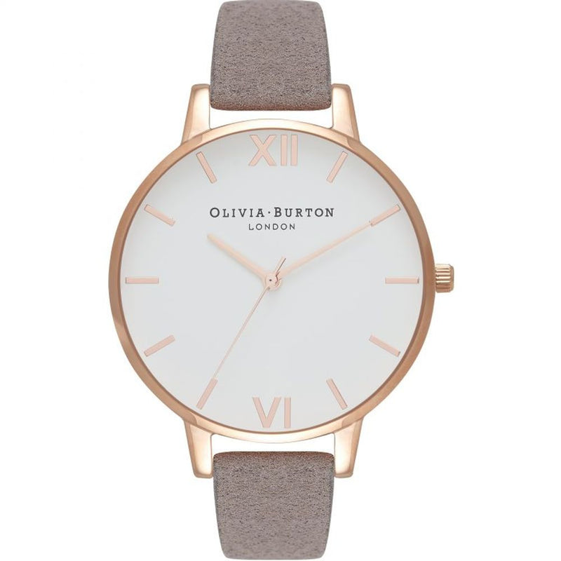 Gray Artificial Leather Watch-Olivia Burton-LabelTerrace.com