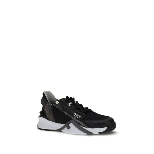 Gray Calf Leather Bos Taurus Athletic Sneakers