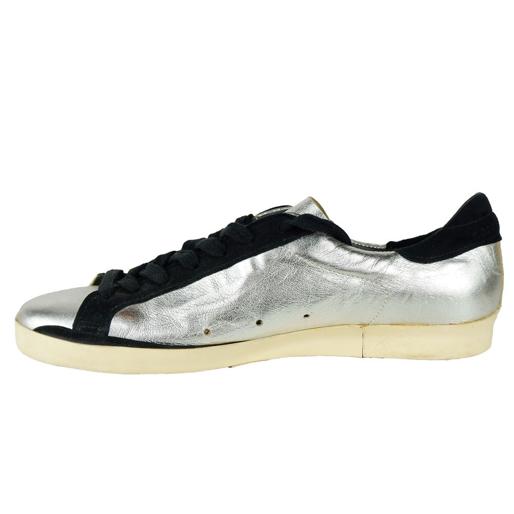 Gray Calfskin Sneaker