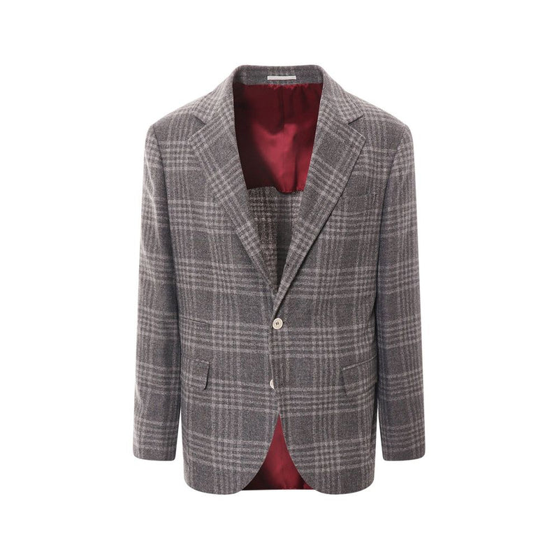 Gray Cashmere Blazer