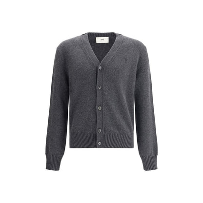 Gray Cashmere Cardigan