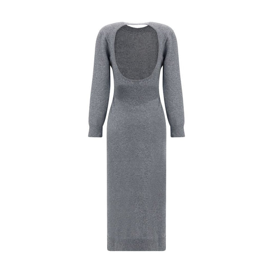 Gray Cashmere Casual Dress
