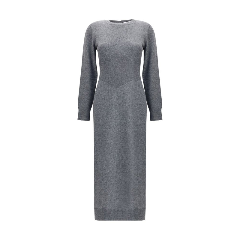 Gray Cashmere Casual Dress