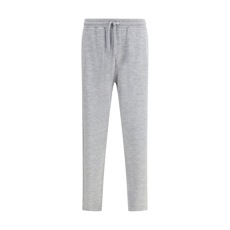 Gray Cashmere Casual Pants