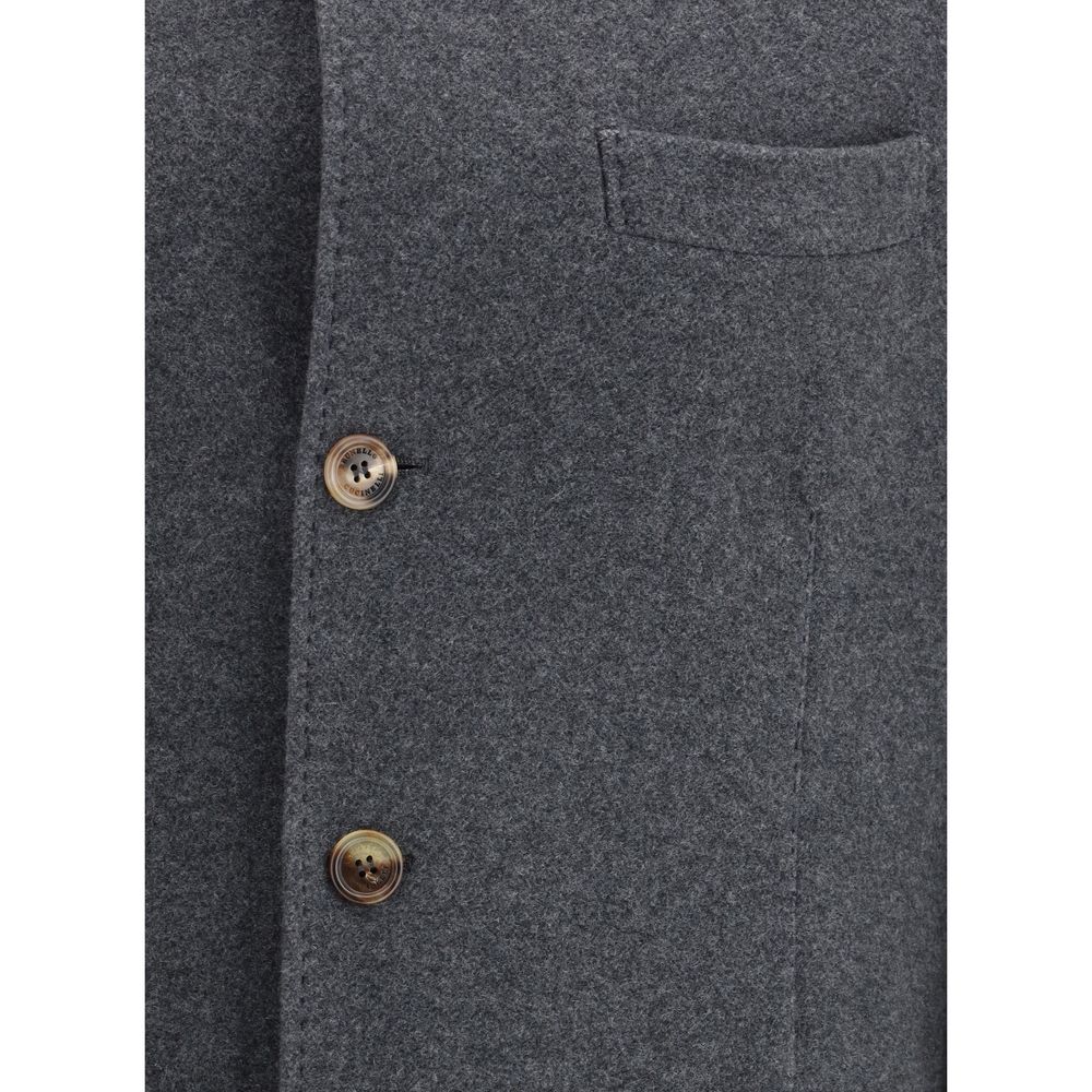 Gray Cashmere Coat