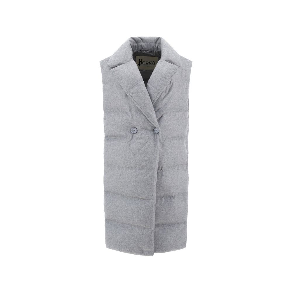 Padded Long Gilet Coat-Herno-LabelTerrace.com