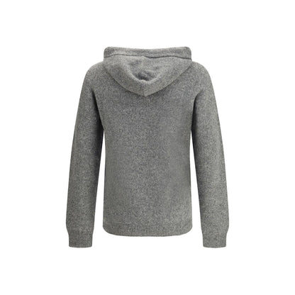 Gray Cashmere Hoodie