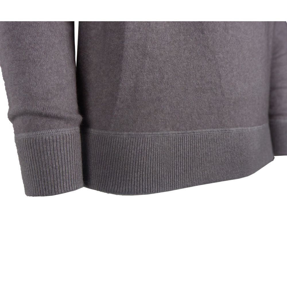 Gray Cashmere Men Sweater-Emilio Romanelli-LabelTerrace.com