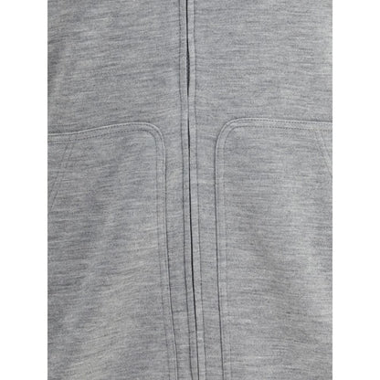 Gray Cashmere Sweatshirt