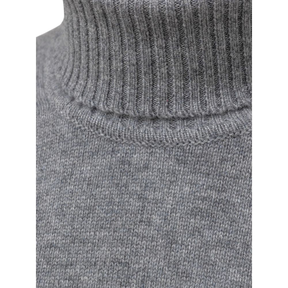 Gray Cashmere Turtleneck-Cruciani-LabelTerrace.com