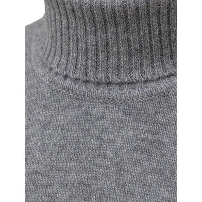 Gray Cashmere Turtleneck-Cruciani-LabelTerrace.com