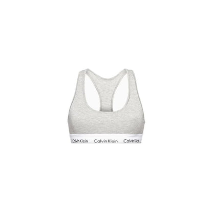 Gray Cotton Bra