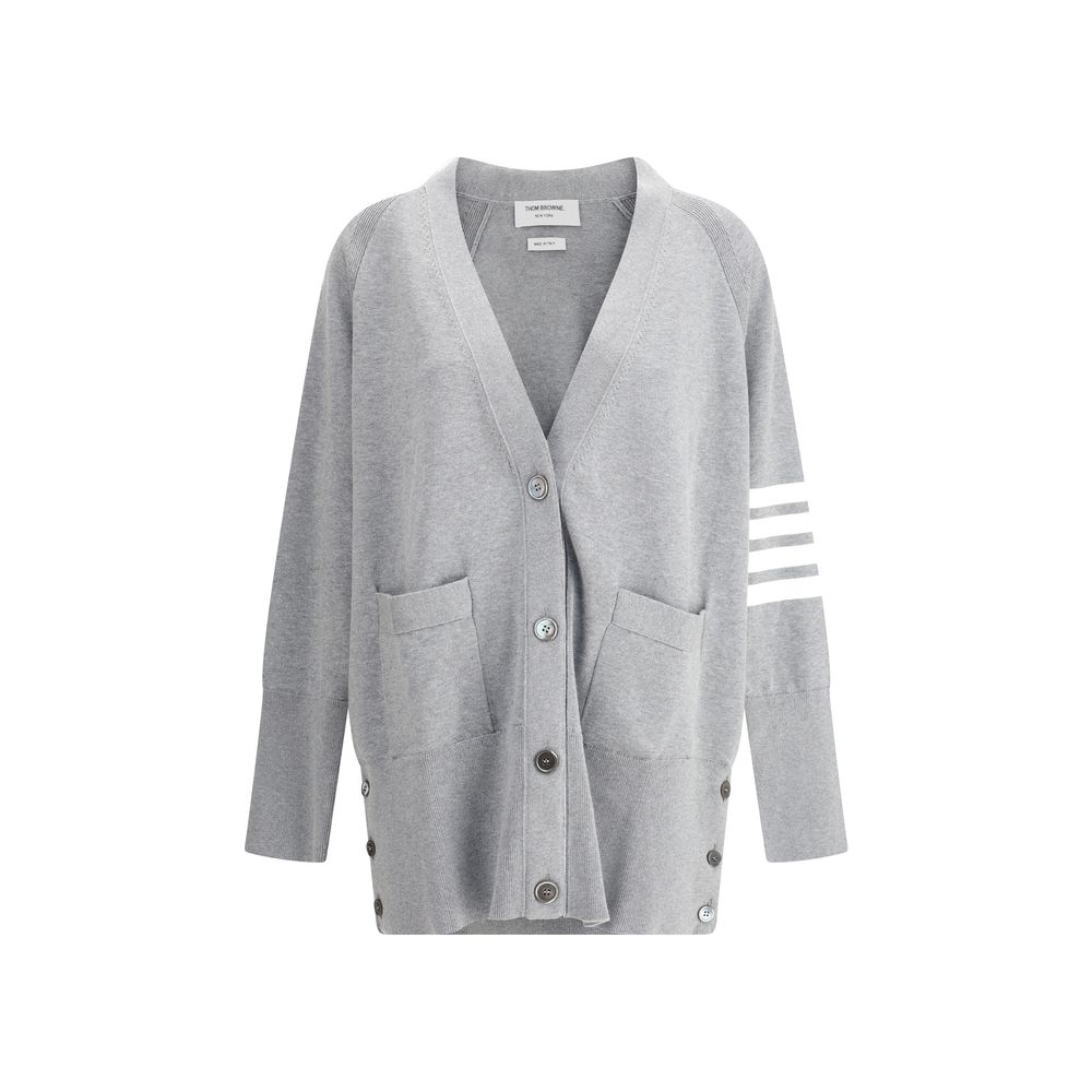 Gray Cotton Cardigan