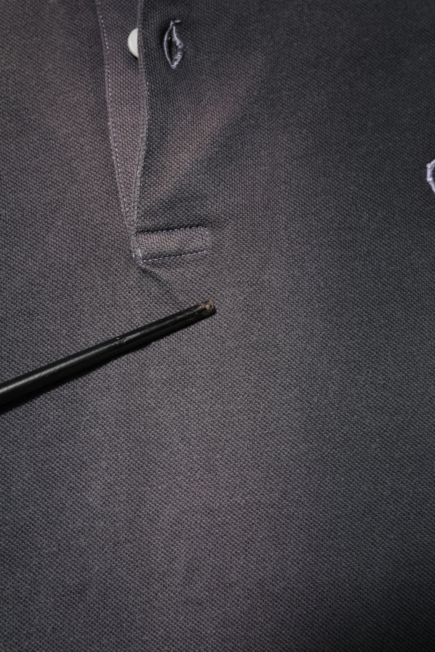 Gray Cotton Crown Collared Men Polo T-shirt-Dolce & Gabbana-LabelTerrace.com