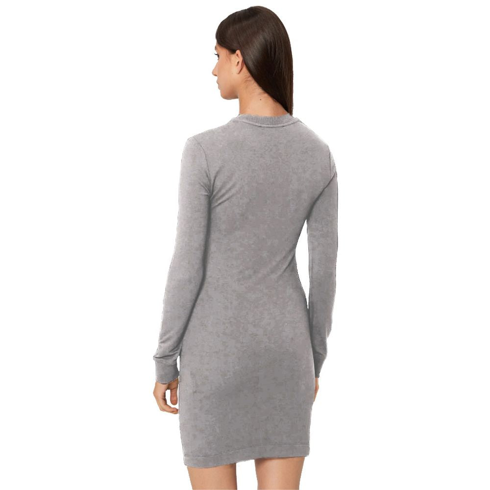 Gray Cotton Dress