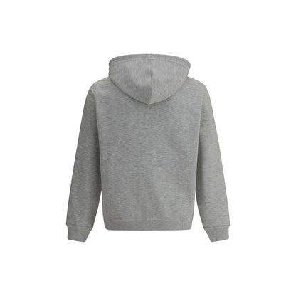 Gray Cotton Hoodie