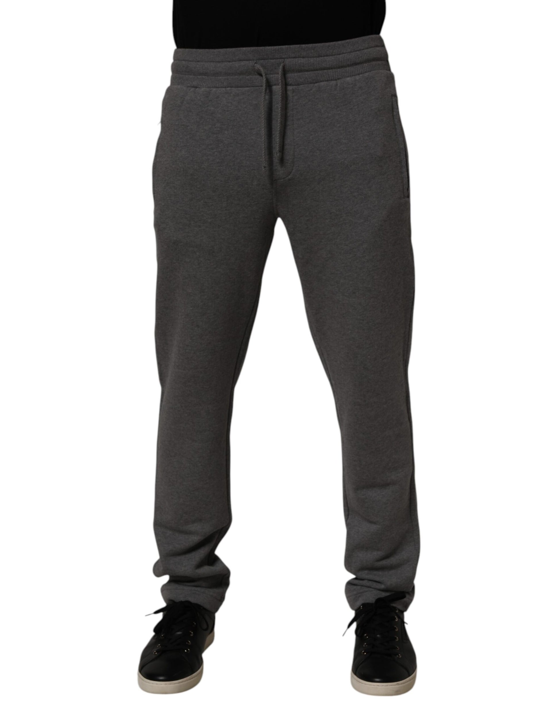 Gray Cotton Jogger Sweatpants Trouser Pants