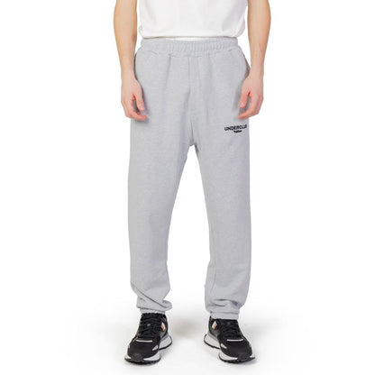 Gray Cotton Joggers (Workout Pants)-Underclub-LabelTerrace.com
