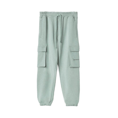 Gray Cotton Men Cargo Pant-Hinnominate-LabelTerrace.com