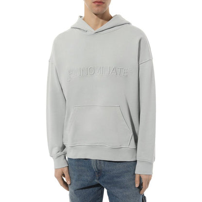 Gray Cotton Men Hoodie-Hinnominate-LabelTerrace.com