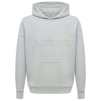 Gray Cotton Men Hoodie-Hinnominate-LabelTerrace.com