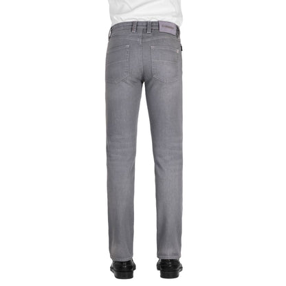 Gray Cotton Men Jeans-Tramarossa-LabelTerrace.com