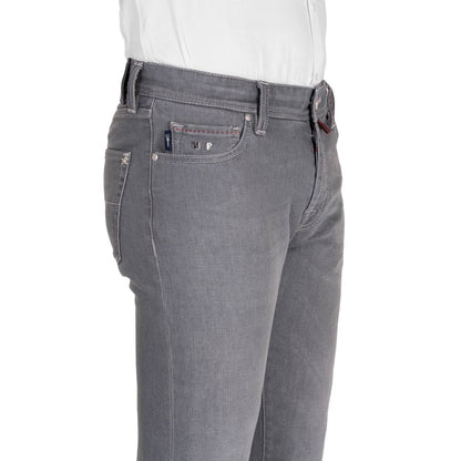 Gray Cotton Men Jeans-Tramarossa-LabelTerrace.com
