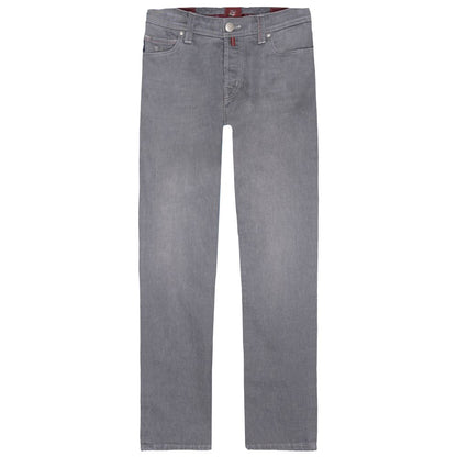 Gray Cotton Men Jeans-Tramarossa-LabelTerrace.com