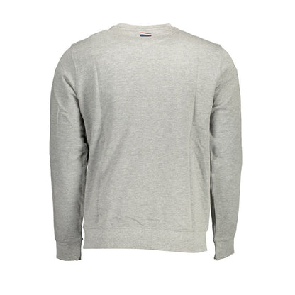 Gray Cotton Men Sweater-U.S. POLO ASSN.-LabelTerrace.com