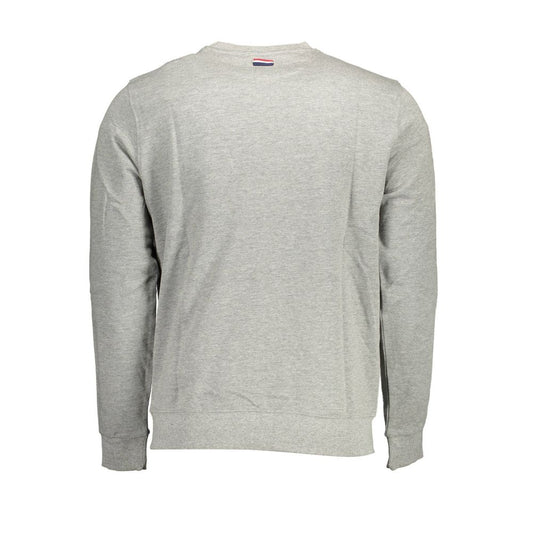 Gray Cotton Men Sweater-U.S. POLO ASSN.-LabelTerrace.com