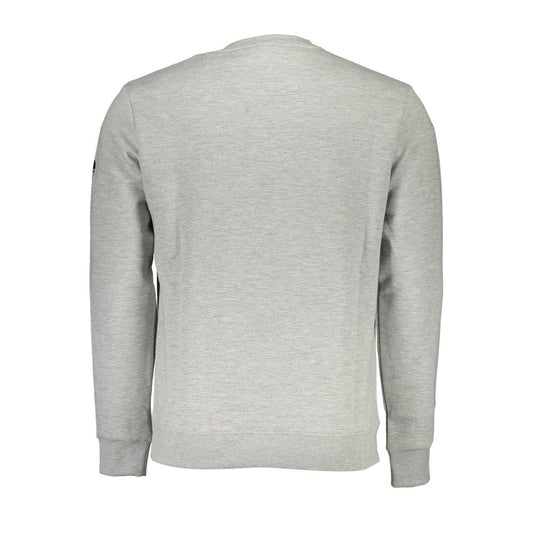 Gray Cotton Men Sweater-North Sails-LabelTerrace.com