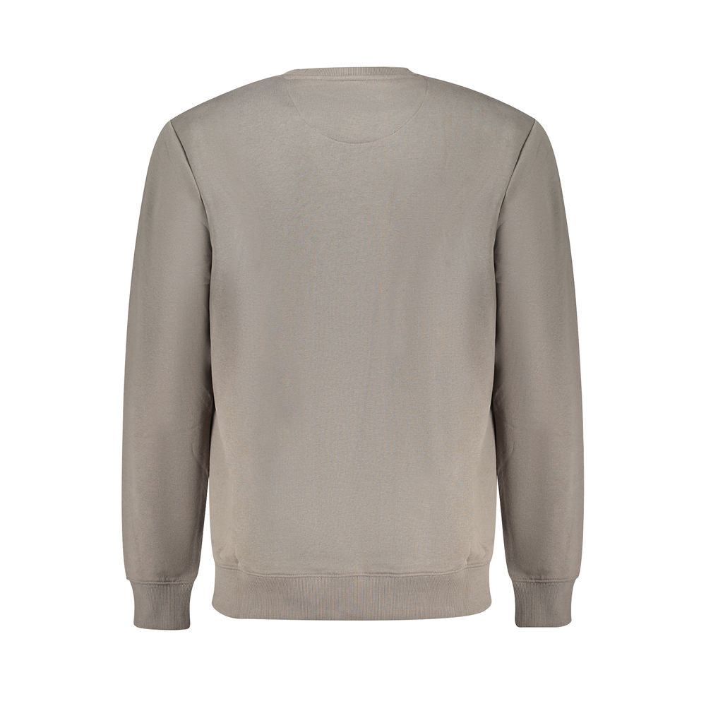 Gray Cotton Men Sweater-Lee-LabelTerrace.com