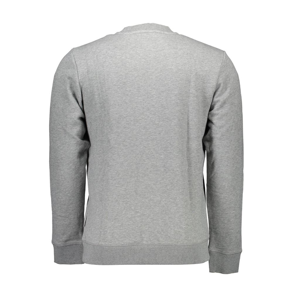 Gray Cotton Men Sweater-Napapijri-LabelTerrace.com