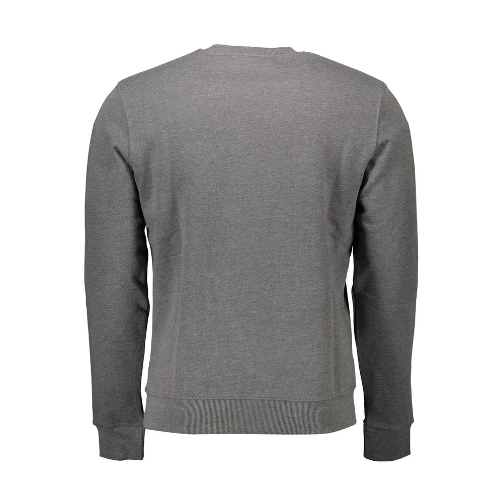 Gray Cotton Men Sweater-U.S. POLO ASSN.-LabelTerrace.com