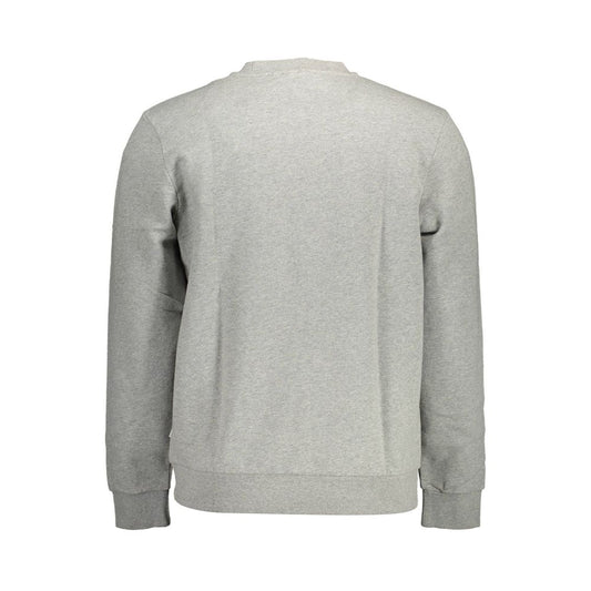 Gray Cotton Men Sweater-Napapijri-LabelTerrace.com