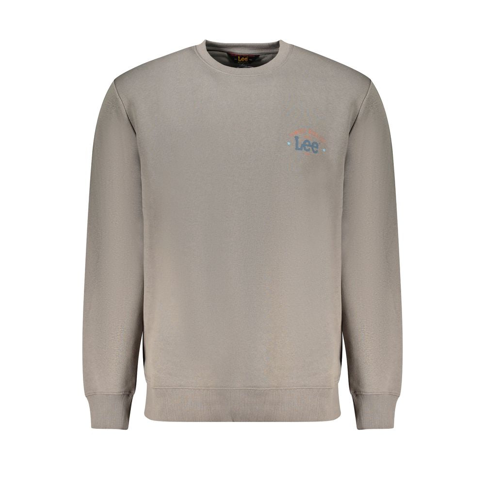 Gray Cotton Men Sweater-Lee-LabelTerrace.com